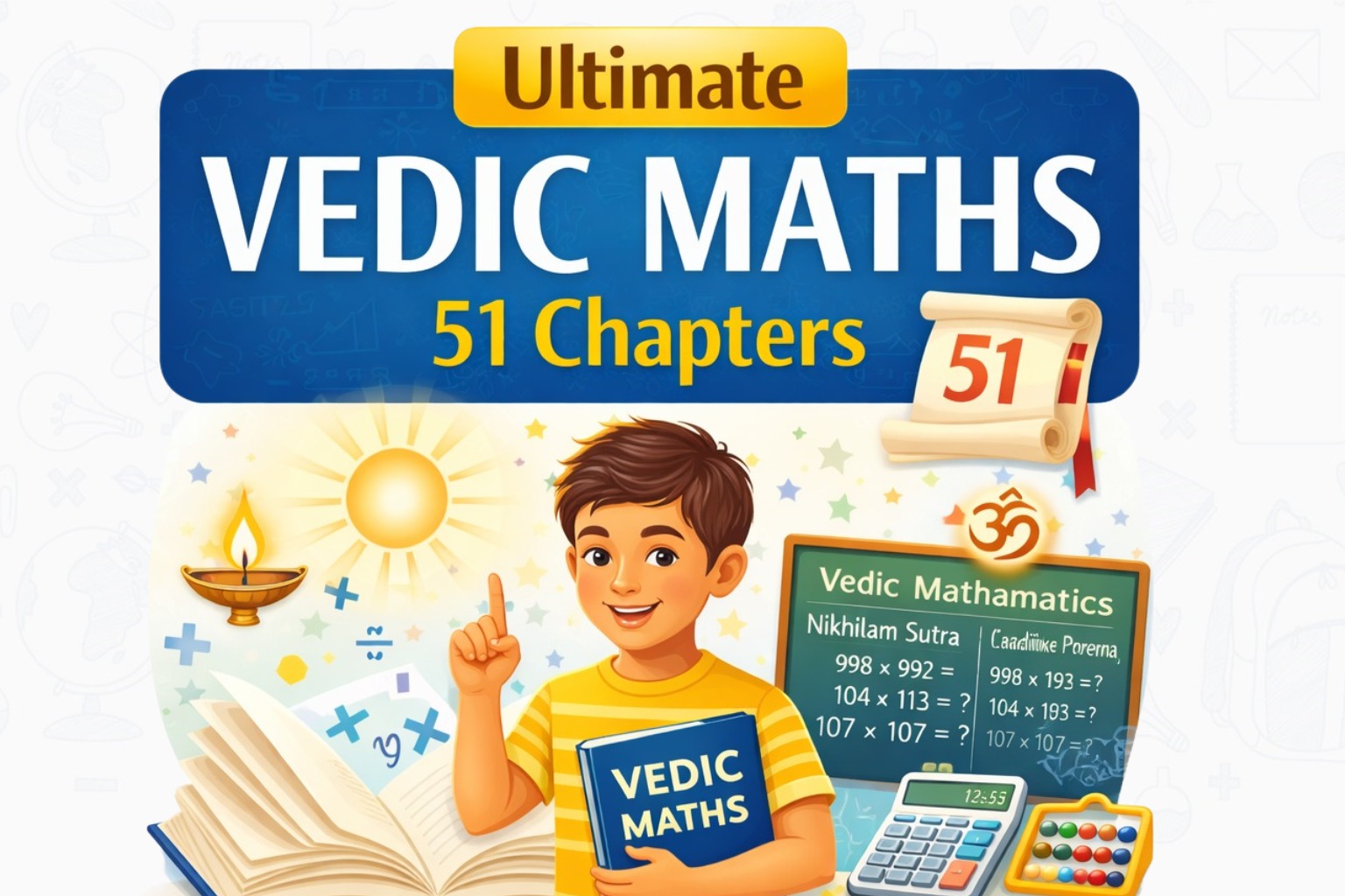 Ultimate Vedic Maths : 51 Chapters